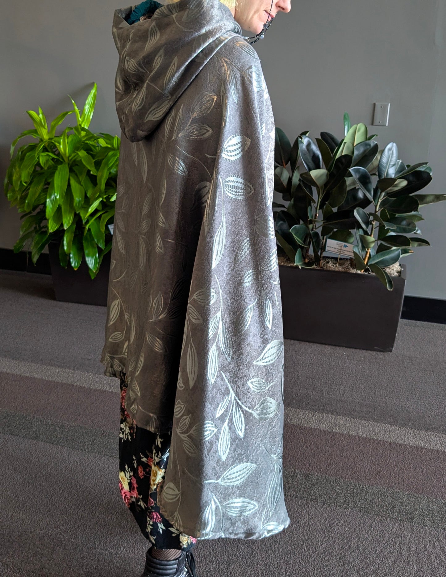Leaf & Aqua Cloak