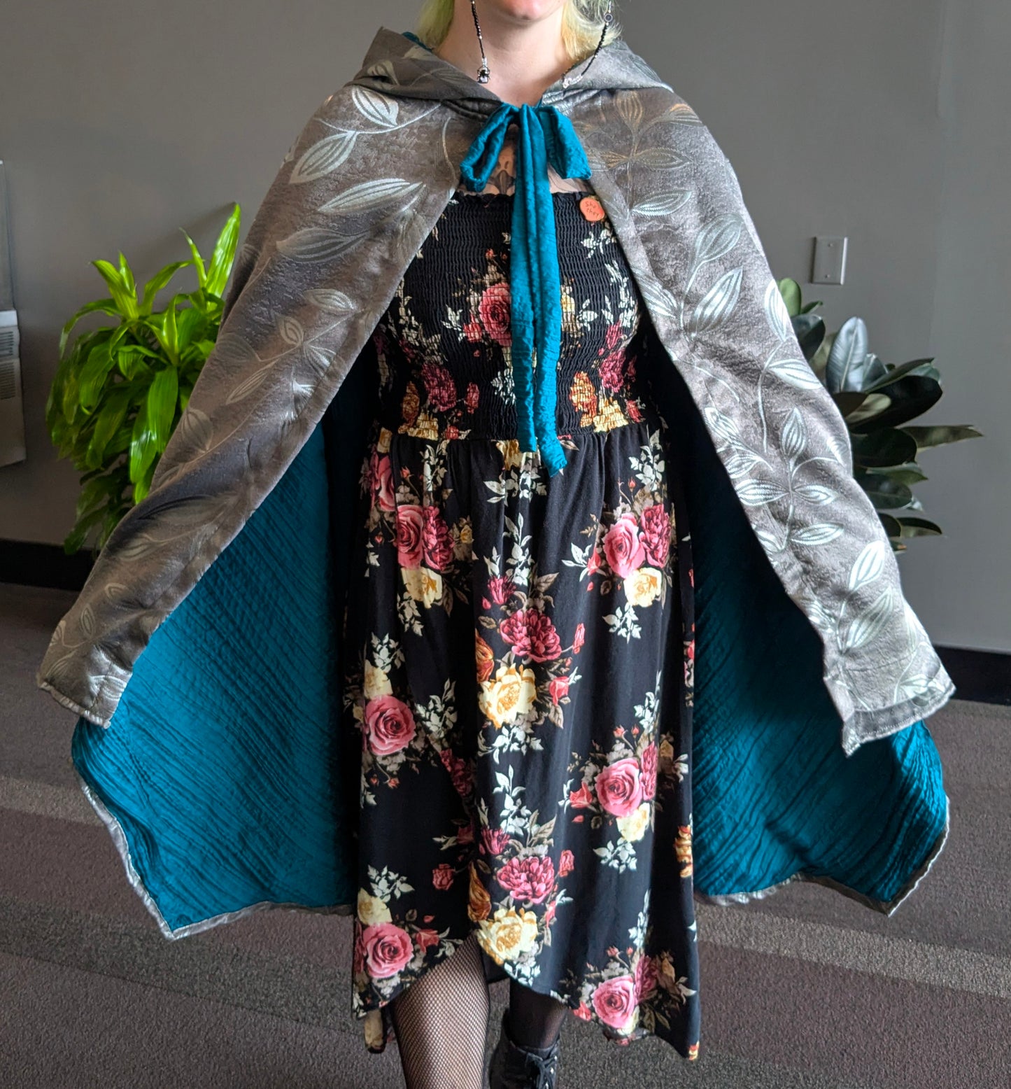 Leaf & Aqua Cloak
