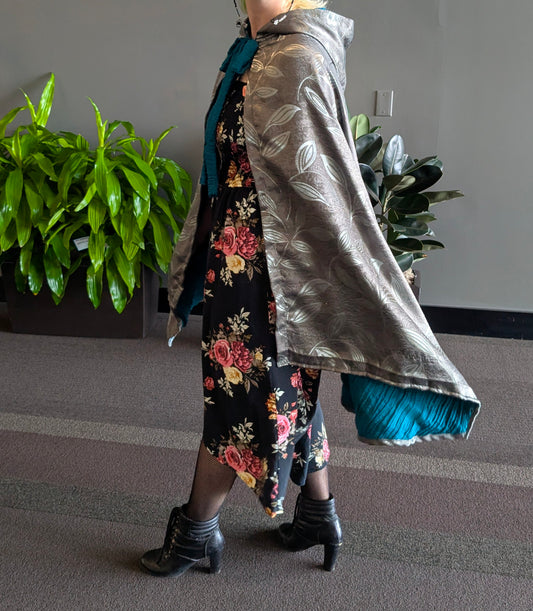 Leaf & Aqua Cloak